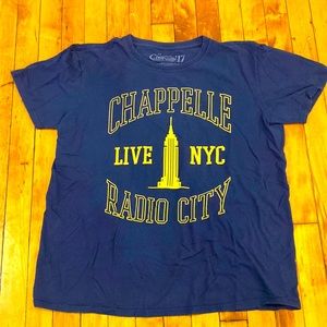 Dave Chappelle Radio City 2017 tour merch t-shirt, large